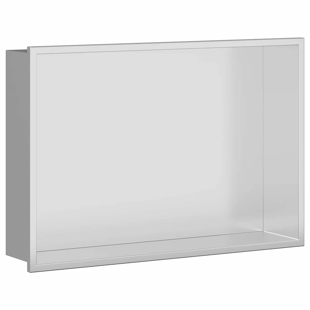 Dušas niša Sudraba 45 x 30 x 9,5 cm Nerūsējošais tērauds