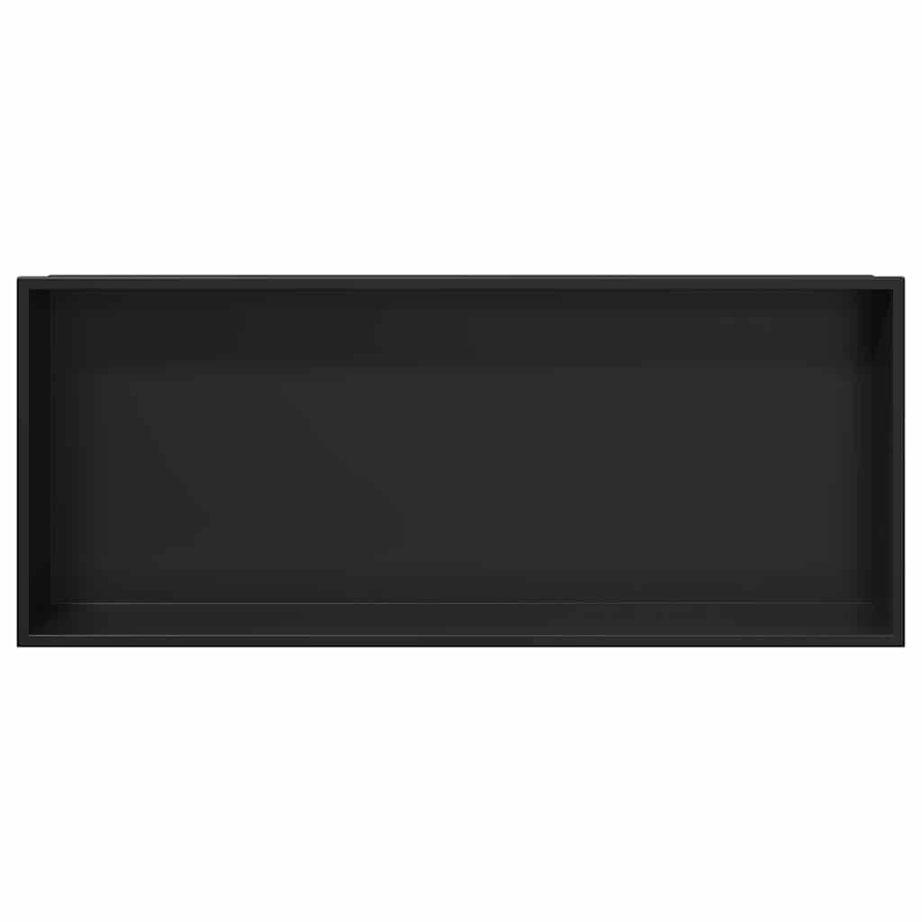 Dušo niša Juoda 75 x 30 x 9.5 cm Nerūdijantis Plienas