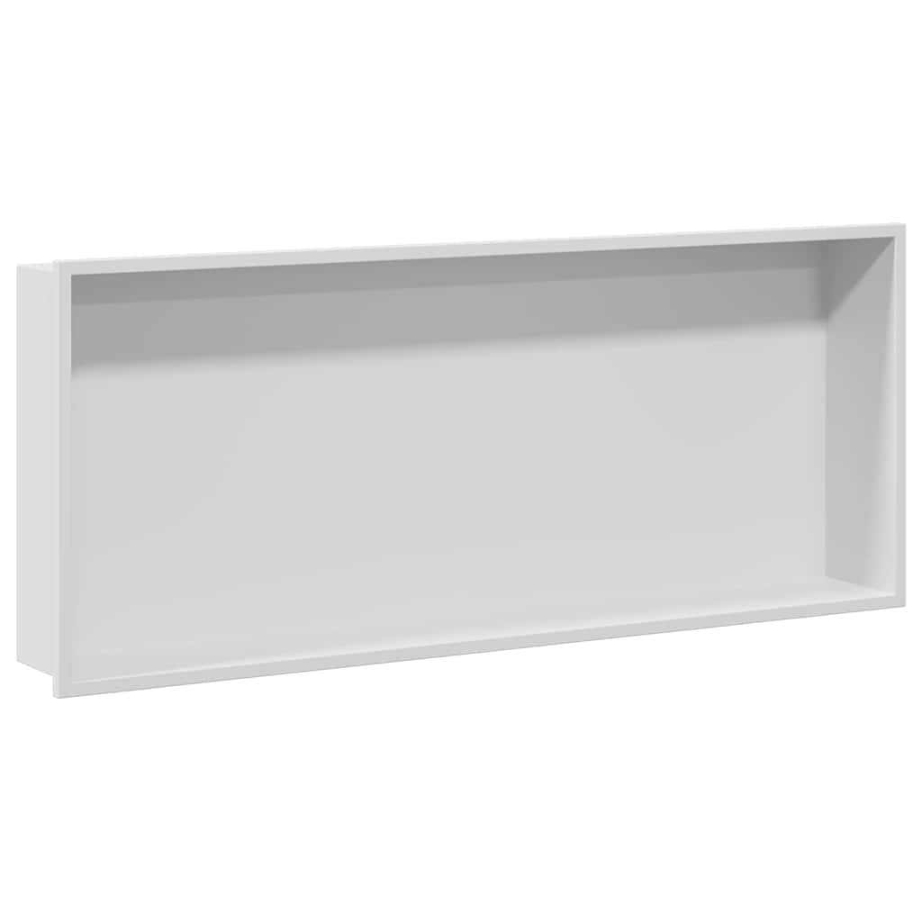 Dušo niša Balta 75 x 30 x 9,5 cm Nerūdijantis Plienas