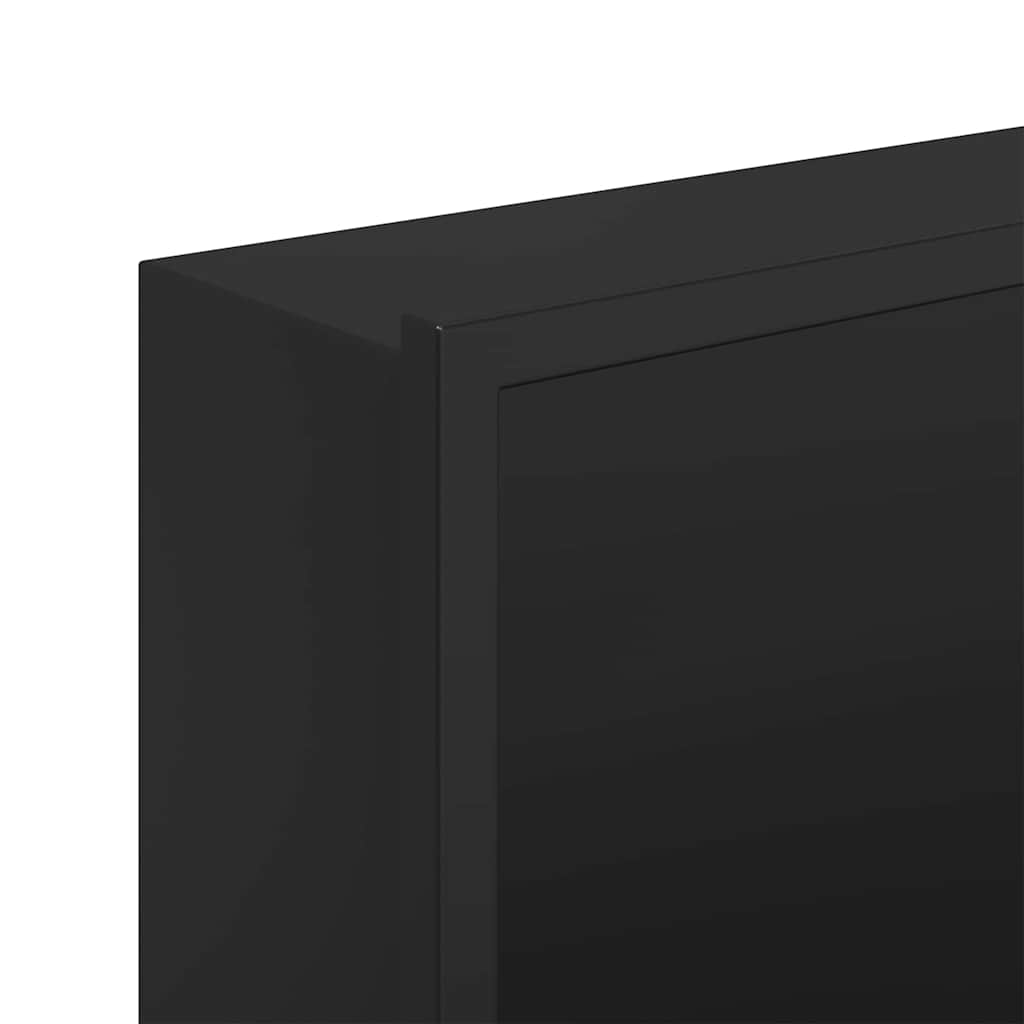 Dušo niša Juoda 90 x 30 x 9.5 cm Nerūdijantis Plienas