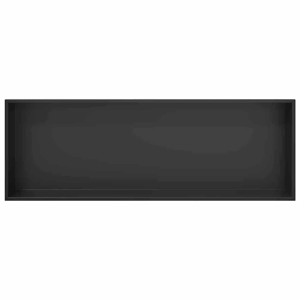 Dušo niša Juoda 90 x 30 x 9.5 cm Nerūdijantis Plienas