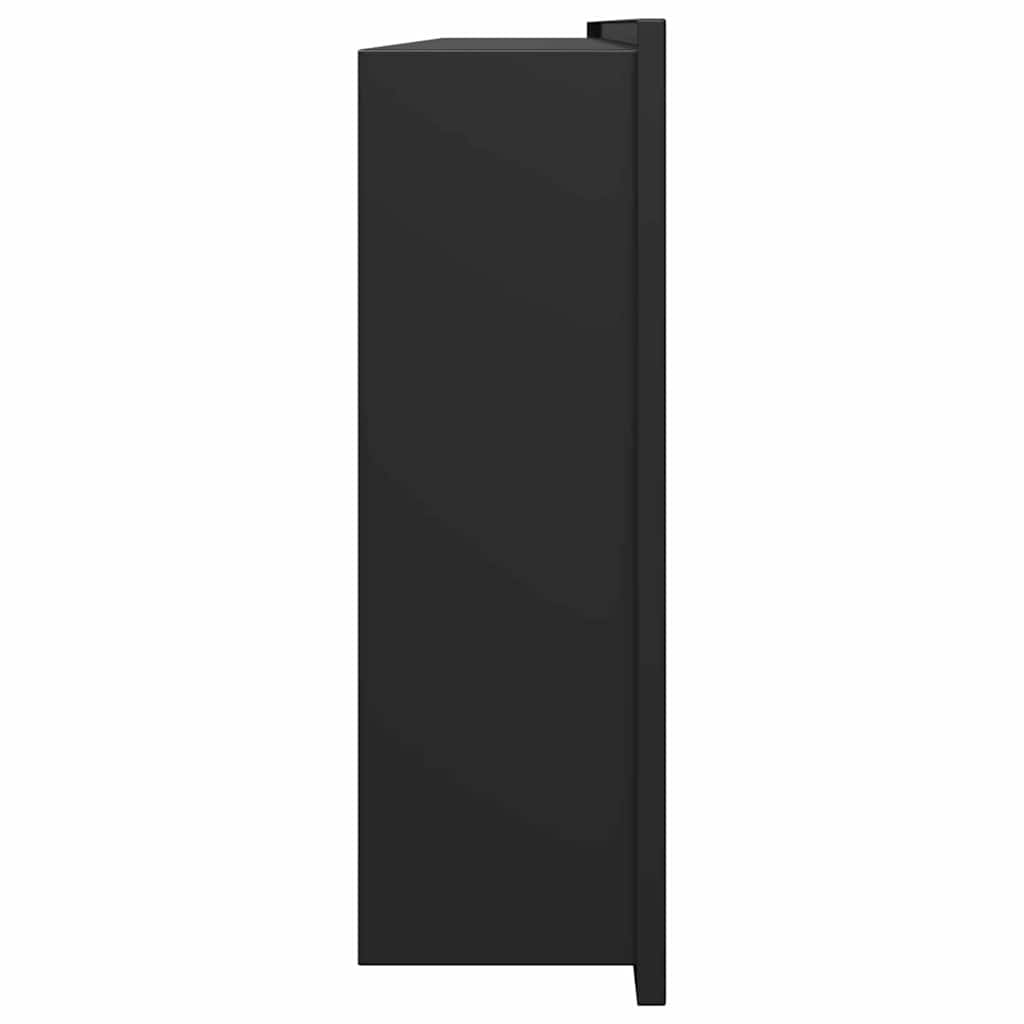 Dušo niša Juoda 90 x 30 x 9.5 cm Nerūdijantis Plienas