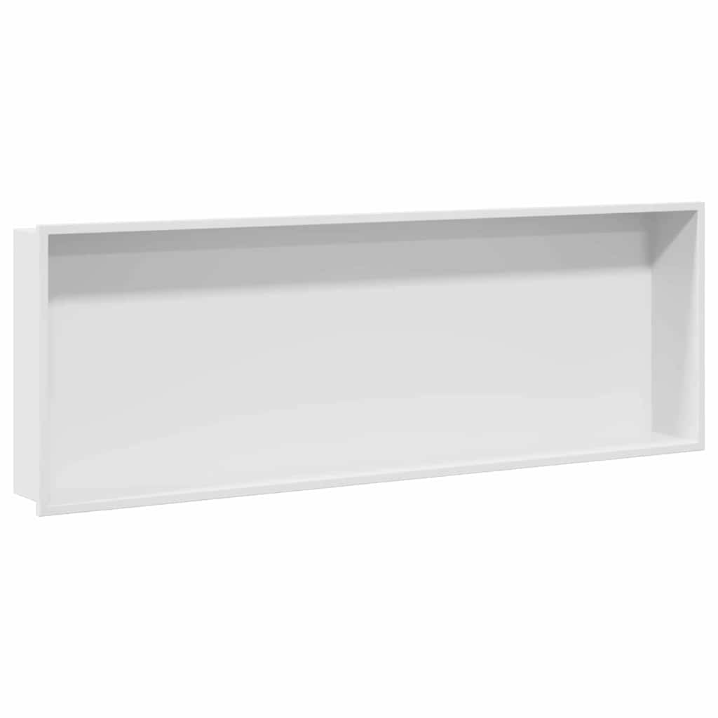 Dušo niša Balta 90 x 30 x 9,5 cm Nerūdijantis Plienas