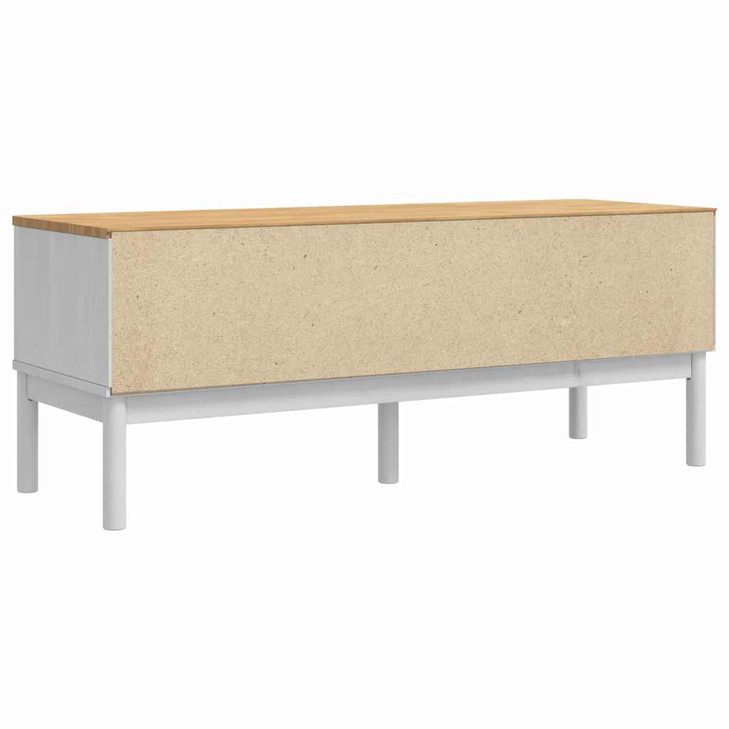 Koridoriaus suolelis Balta 115 x 40 x 45 cm Kietas pušies medis