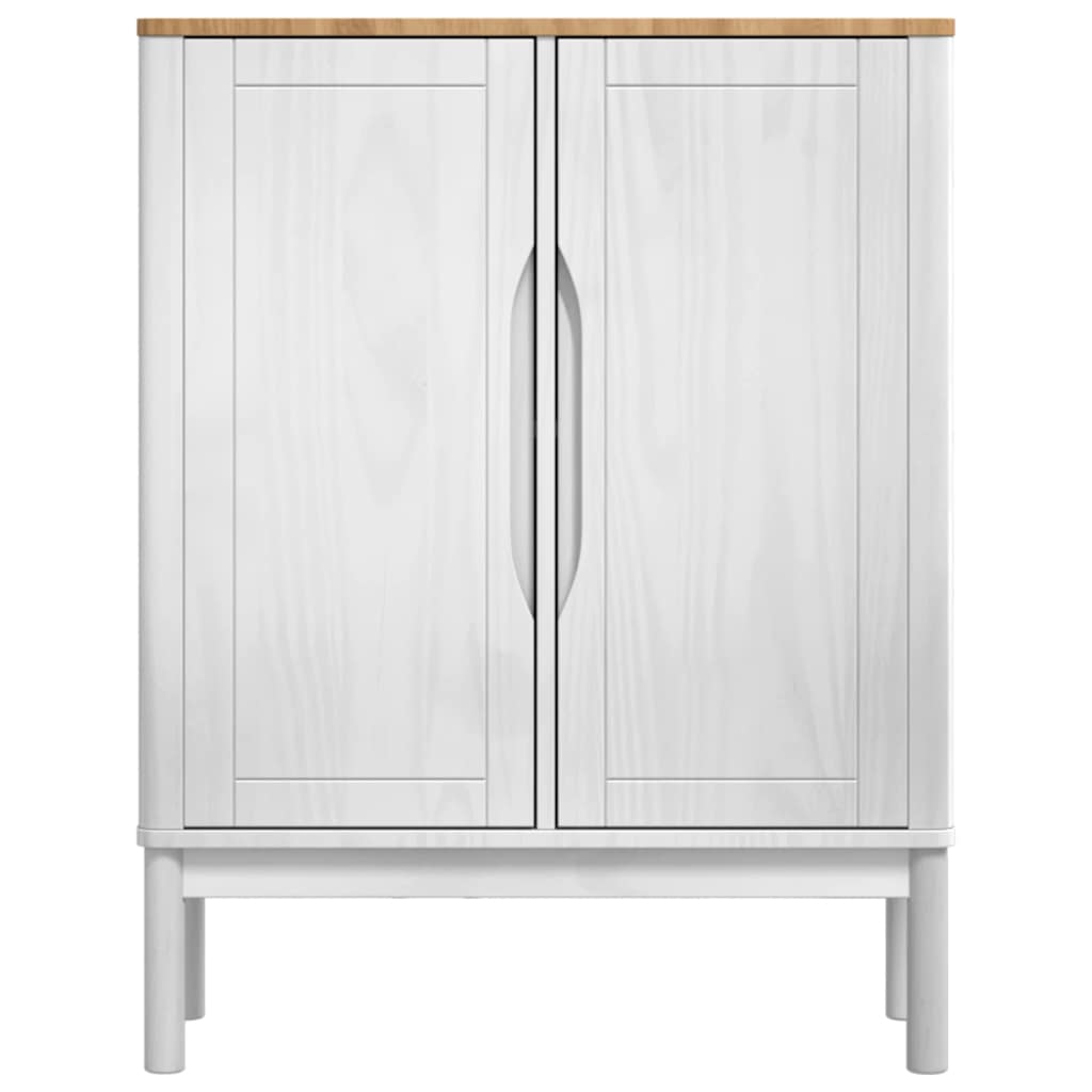 Kabalas FLORO Balta 70 x 30 x 70,5 cm Kietas pušies medis