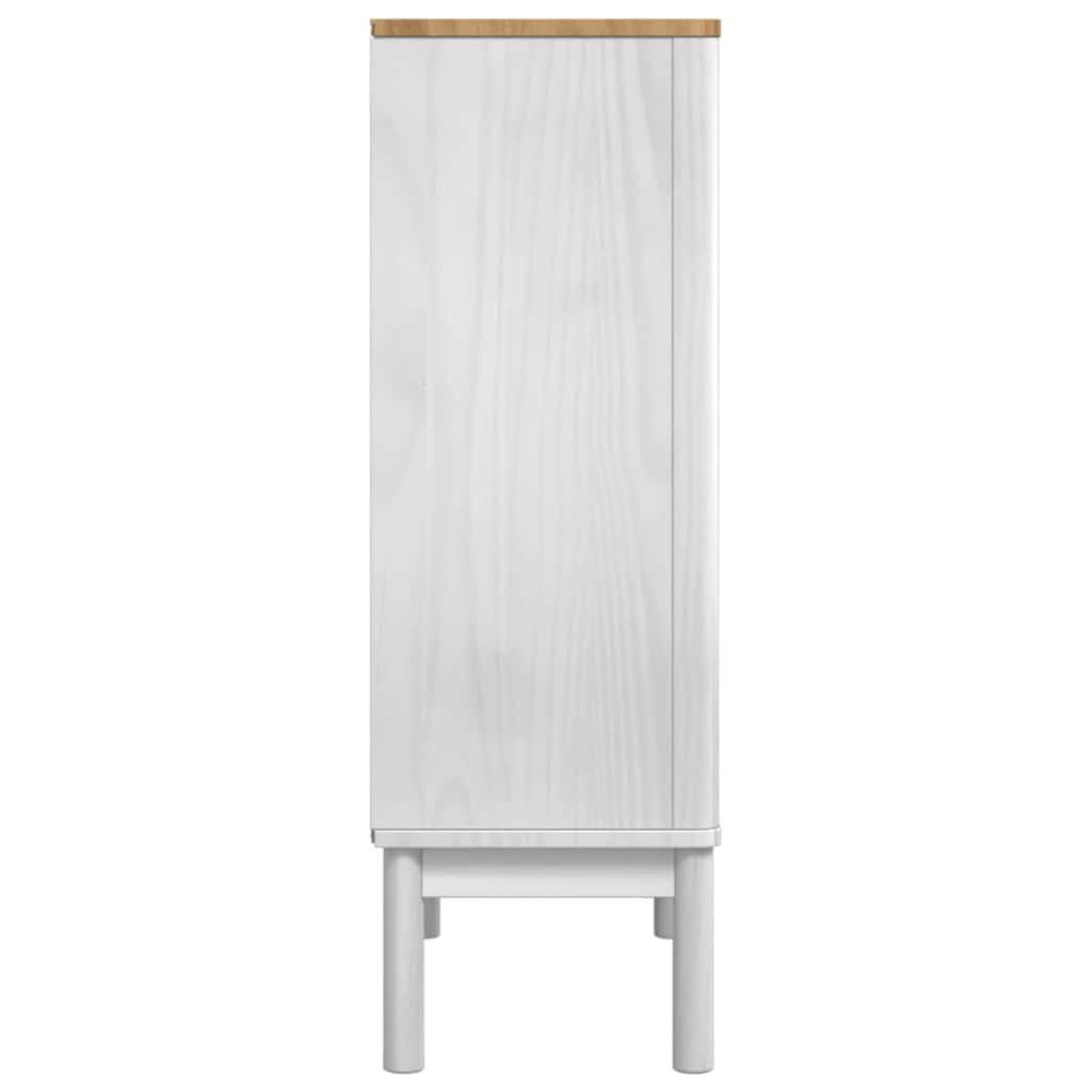 Kabalas FLORO Balta 70 x 30 x 70,5 cm Kietas pušies medis