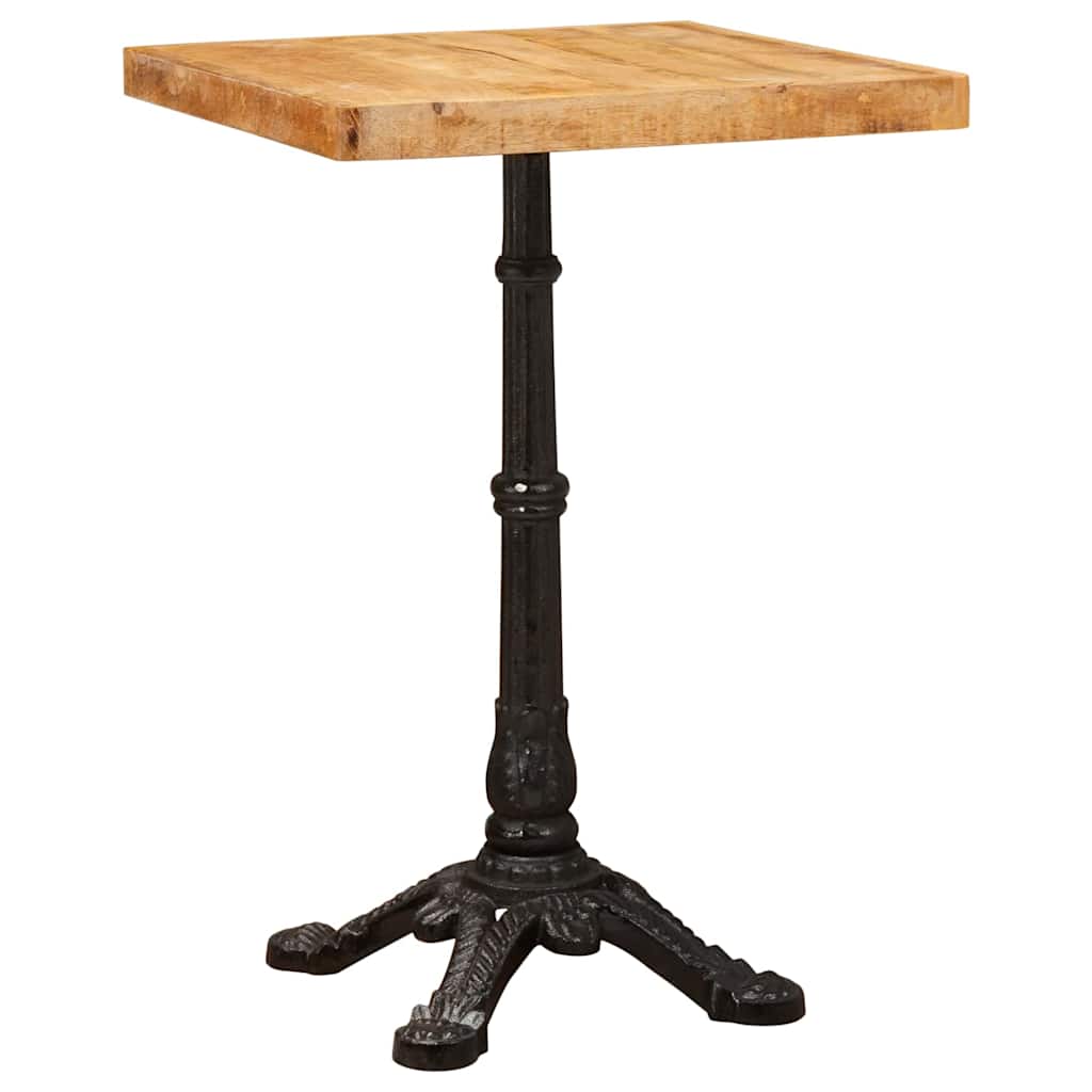 Bistro galds Brūns 50 x 50 x 76 cm masīva mango koks