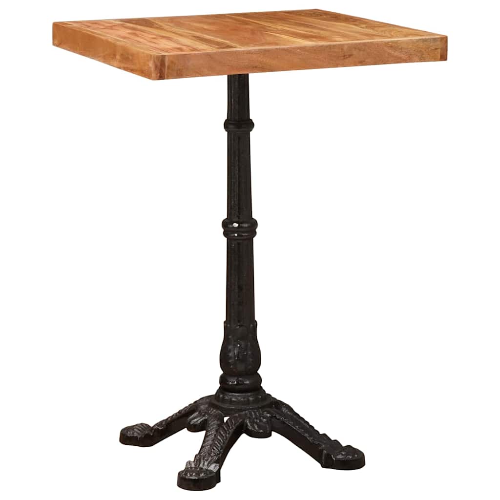 Bistro stalas Ruda 50 x 50 x 76 cm Kietos akacijos mediena