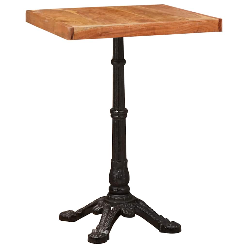 Bistro stalas Ruda 50 x 50 x 76 cm Kietos akacijos mediena