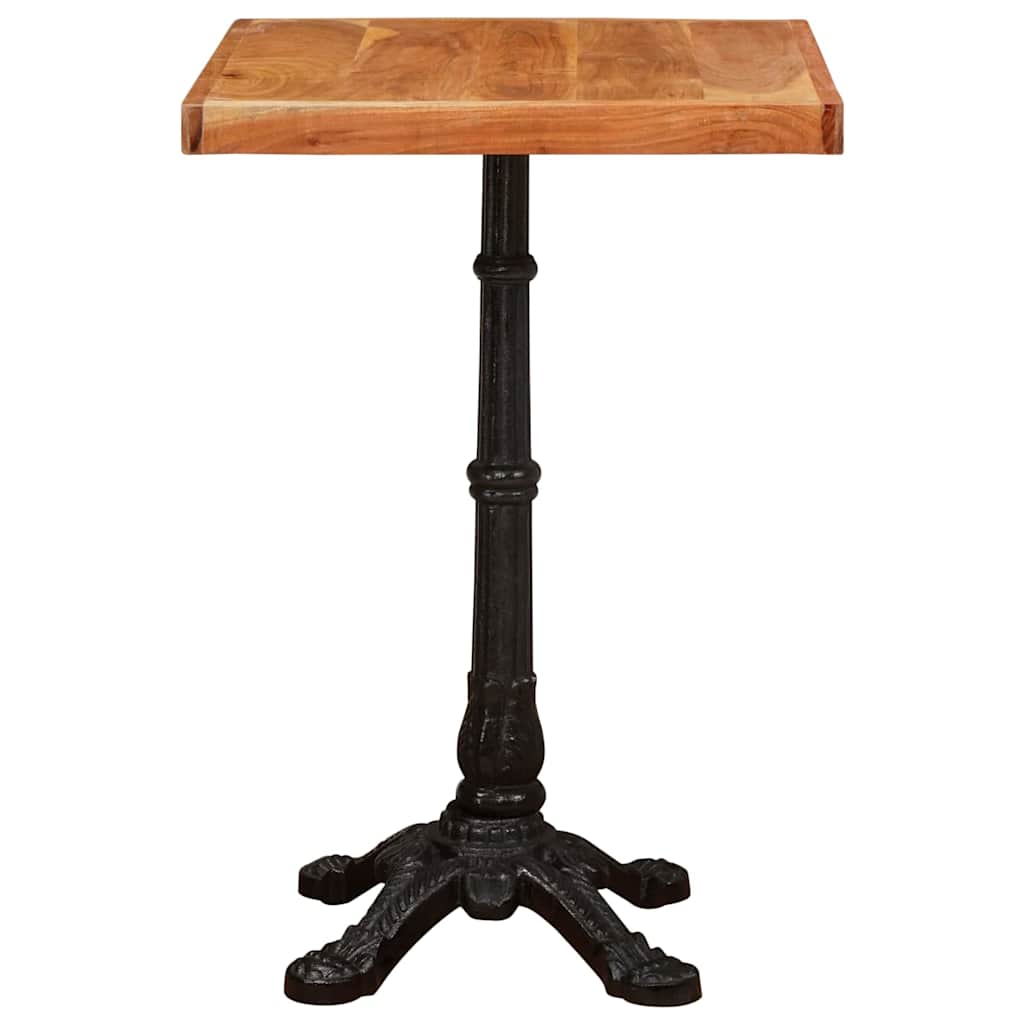 Bistro stalas Ruda 50 x 50 x 76 cm Kietos akacijos mediena