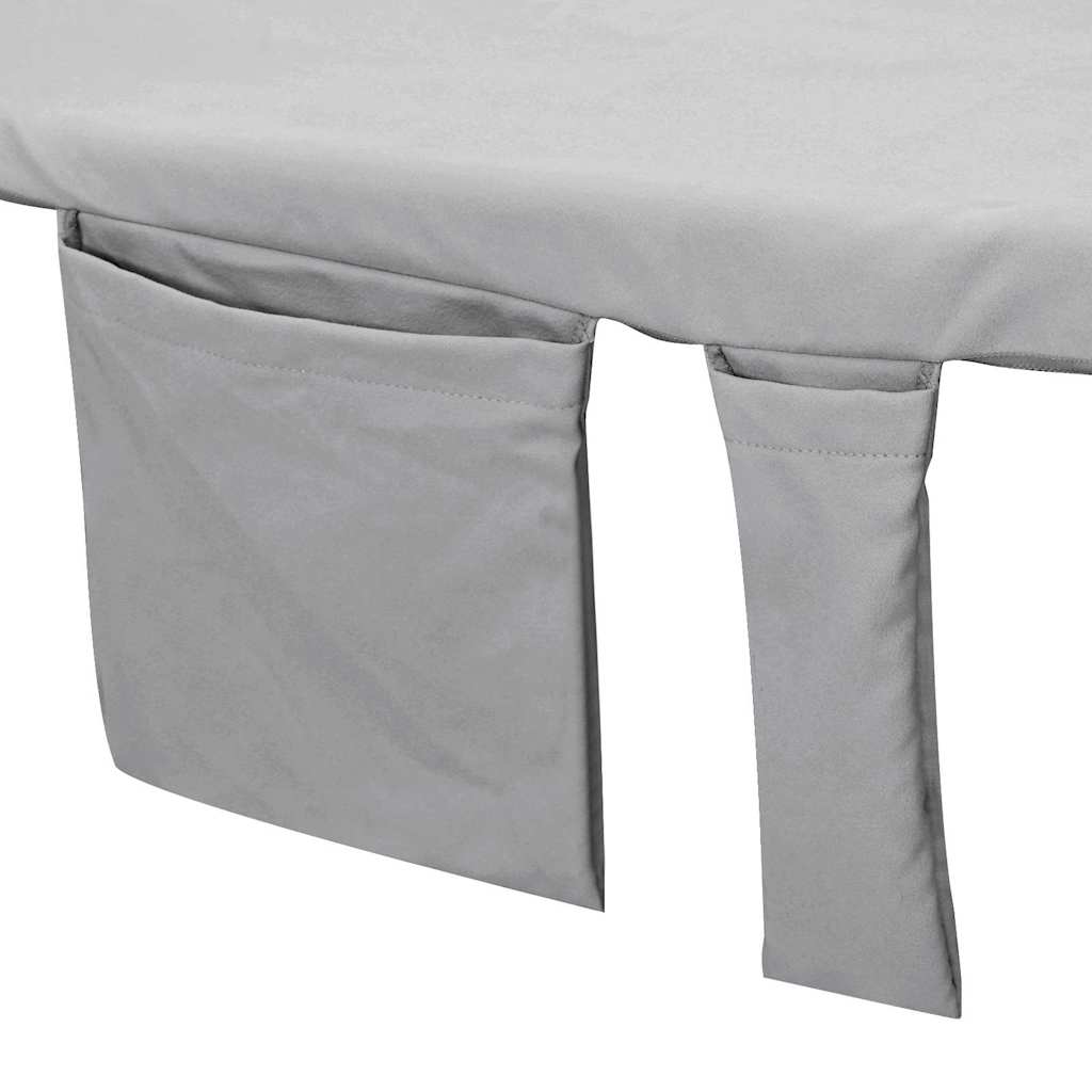 Gulinčio rankšluosčiai 2 pcs Tamsiai pilka 210 x 75 cm