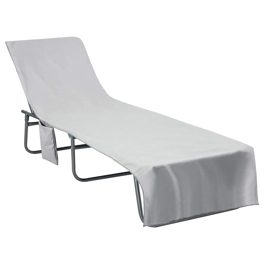 Gulinčio rankšluosčiai 2 pcs Pilka 210 x 75 cm