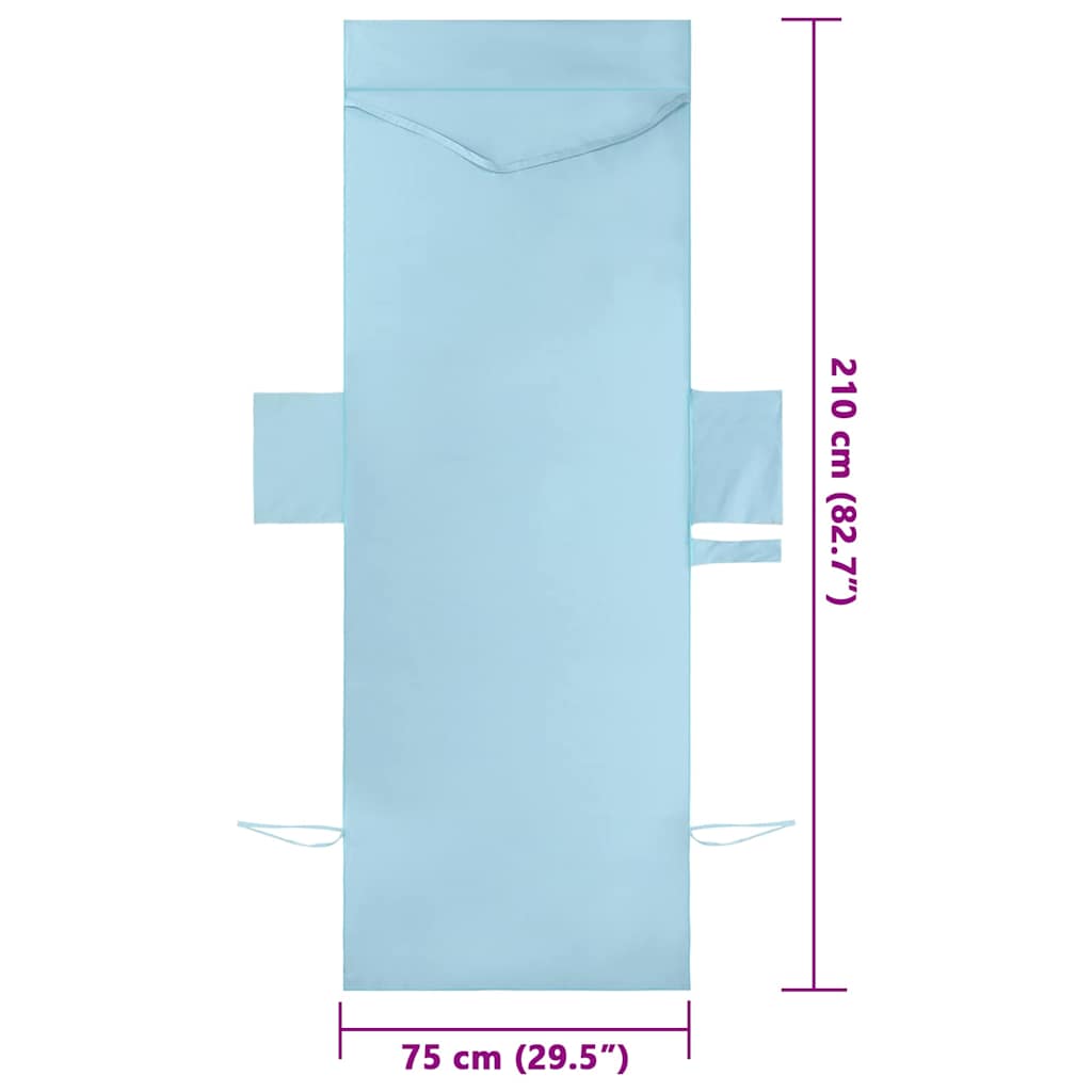 Gulinčio rankšluosčiai 2 pcs Mėlyna 210 x 75 cm