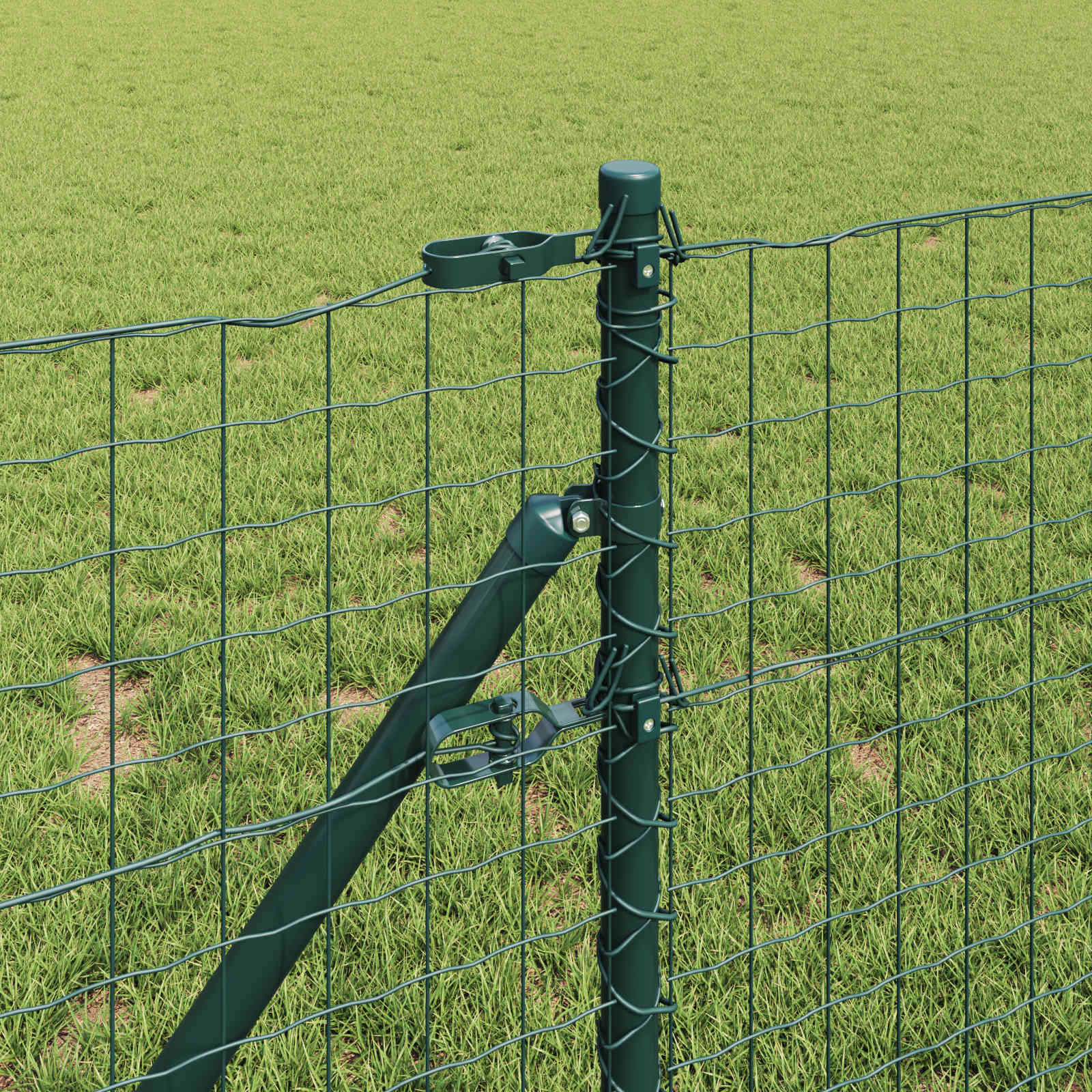Tvorelės stulpas 12 pcs Žalia 70 cm