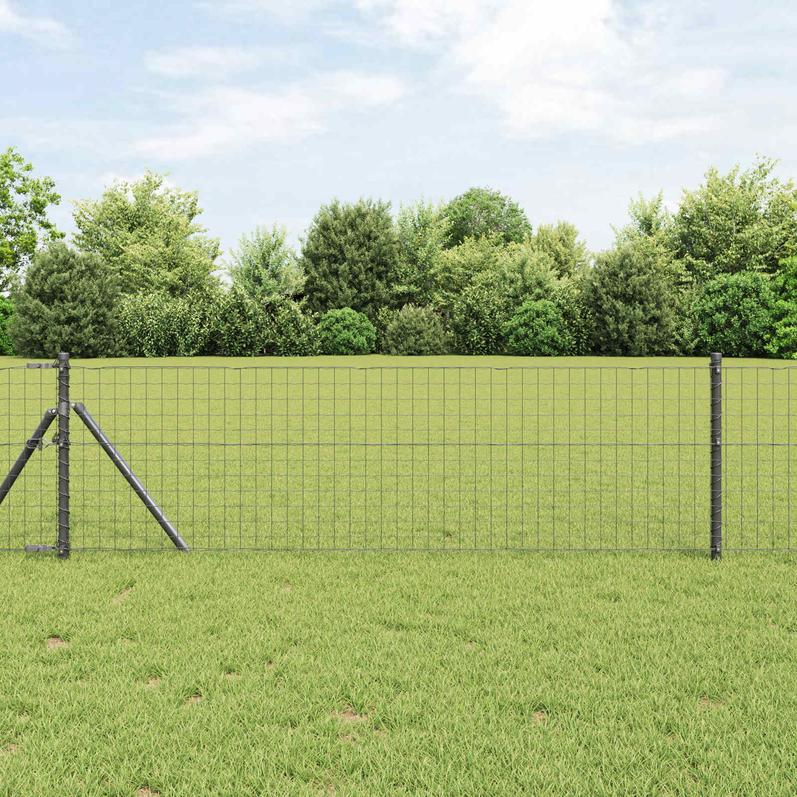 Tvorelės stulpas 12 pcs Pilka 50 cm