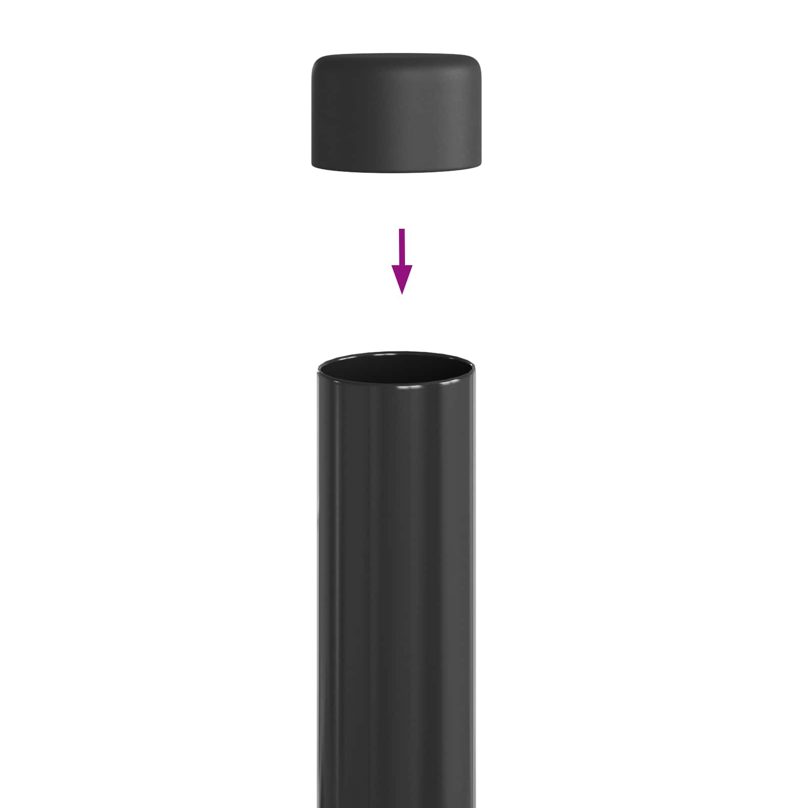 Tvorelės stulpas 12 pcs Pilka 50 cm