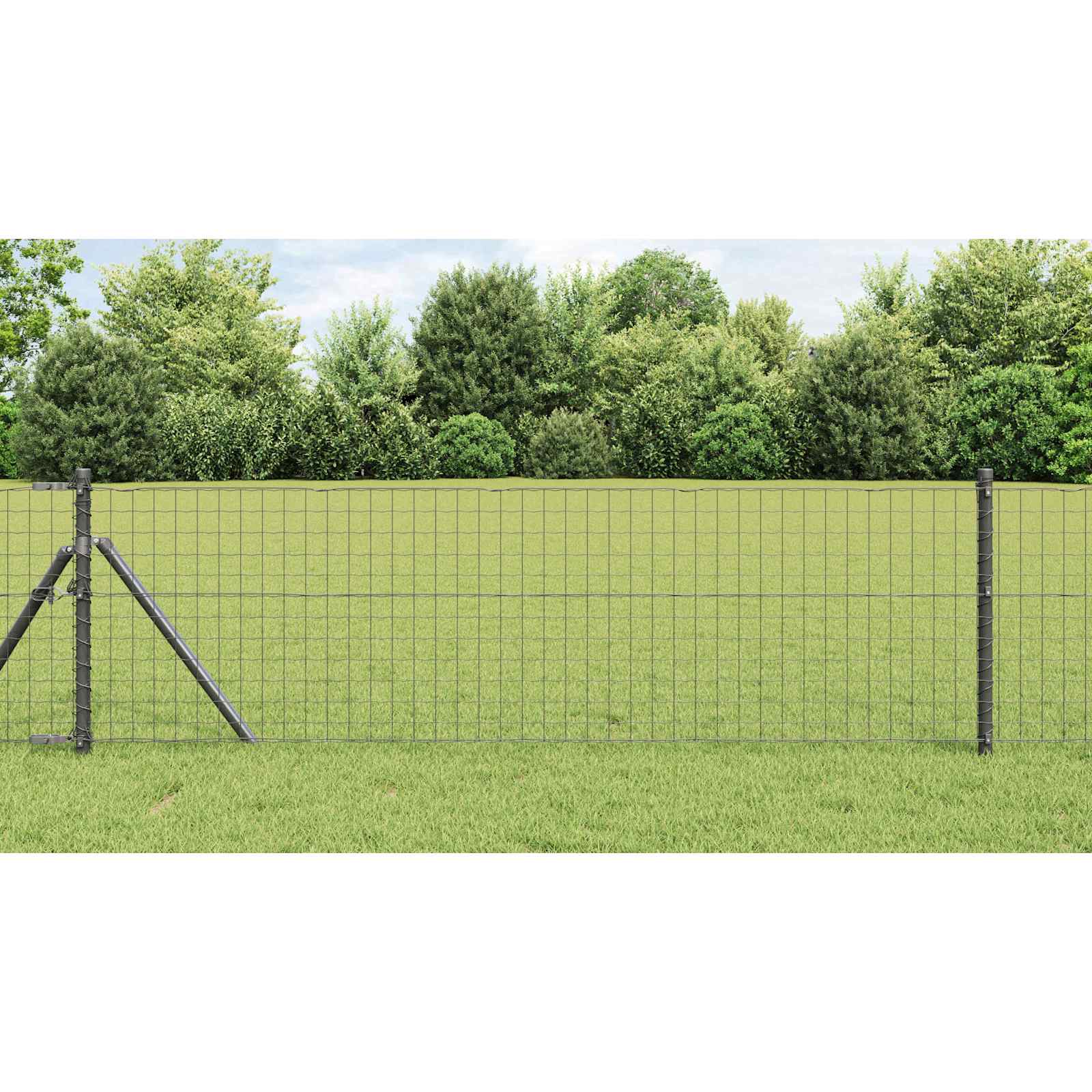 Tvorelės stulpas 12 pcs Pilka 90 cm