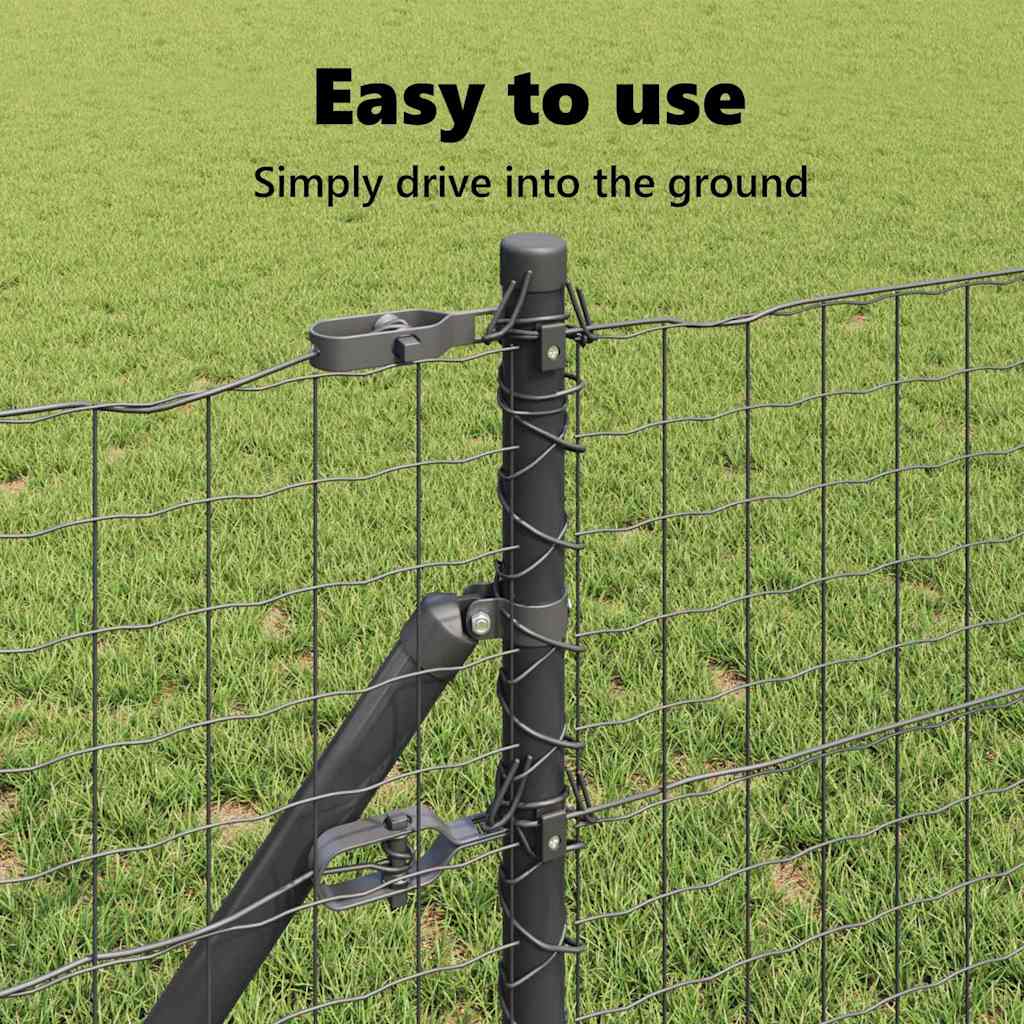 Tvorelės stulpas 12 pcs Pilka 110 cm