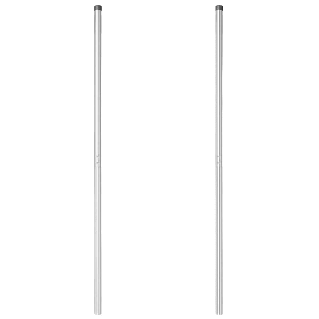 Tvorelės stulpas 2 pcs Sidabro