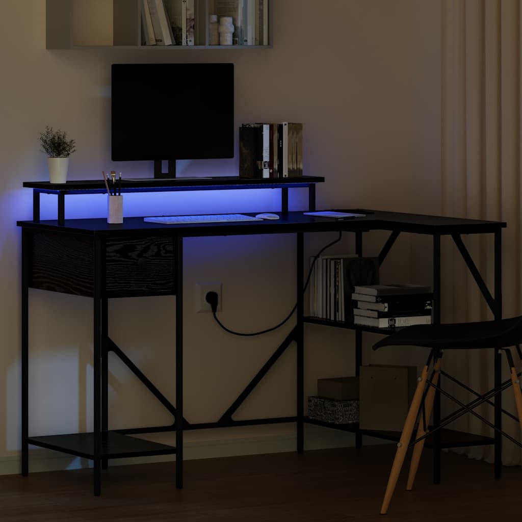Stalas juoda ąžuolo 120 x 79 x 86.5 cm Apdirbta mediena