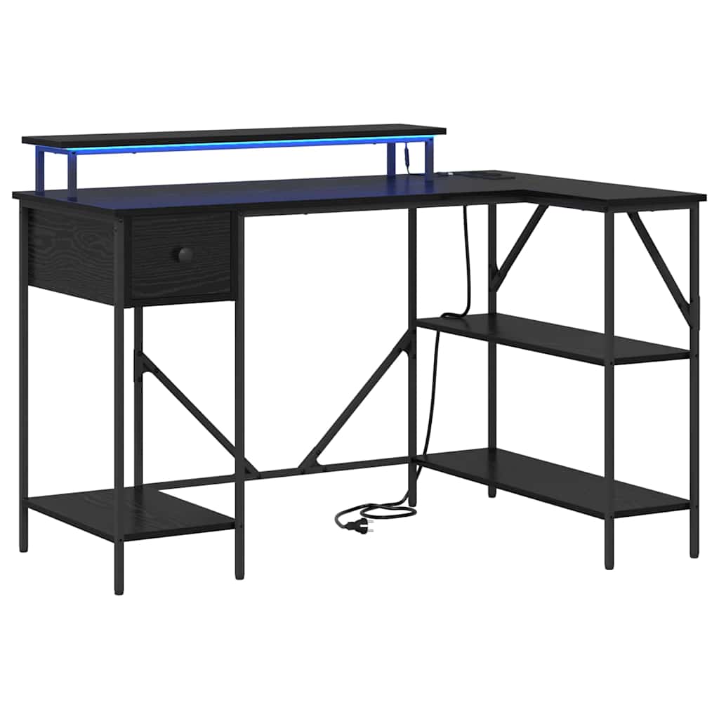 Stalas juoda ąžuolo 120 x 79 x 86.5 cm Apdirbta mediena