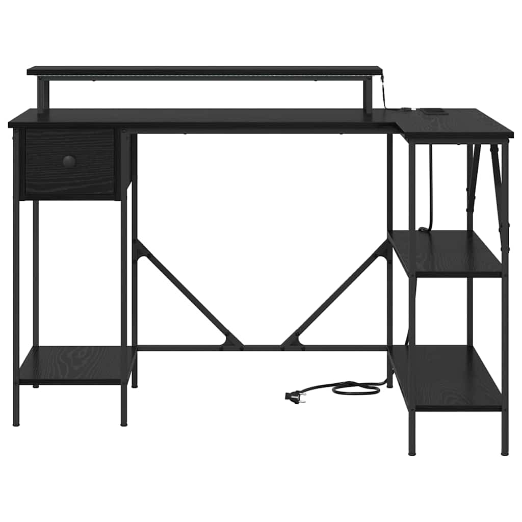 Stalas juoda ąžuolo 120 x 79 x 86.5 cm Apdirbta mediena