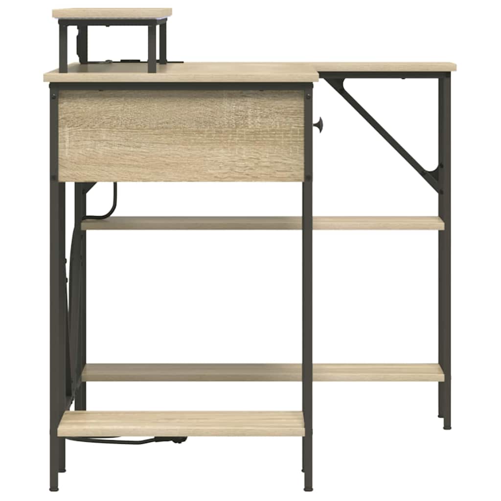 Stalas Sonoma ąžuolas 120 x 79 x 86.5 cm Apdirbta mediena