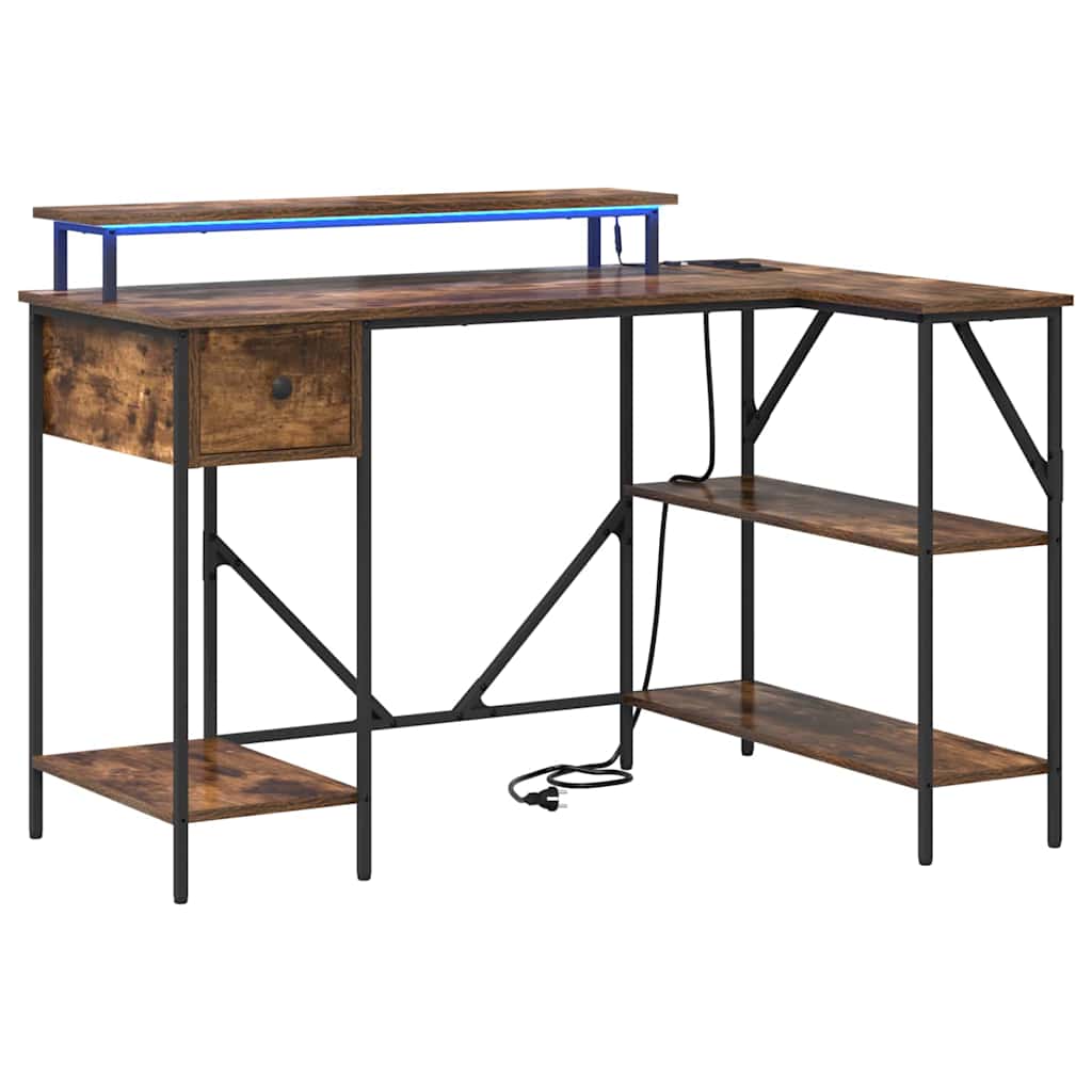 Stalas Dūminio ąžuolo 120 x 79 x 86.5 cm Apdirbta mediena