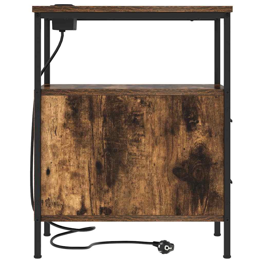 Naktsskapīši 2 gab. Dūmu ozolkoka 30 x 48 x 61 cm