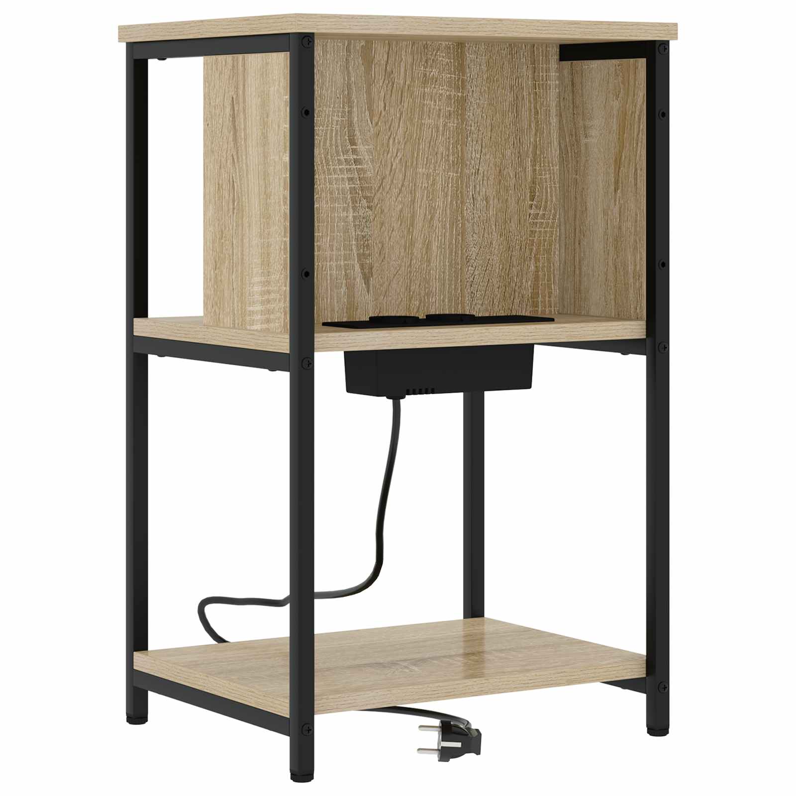 Šalia lovos spintelė 2 pcs Sonoma ąžuolas 38 x 31 x 61 cm