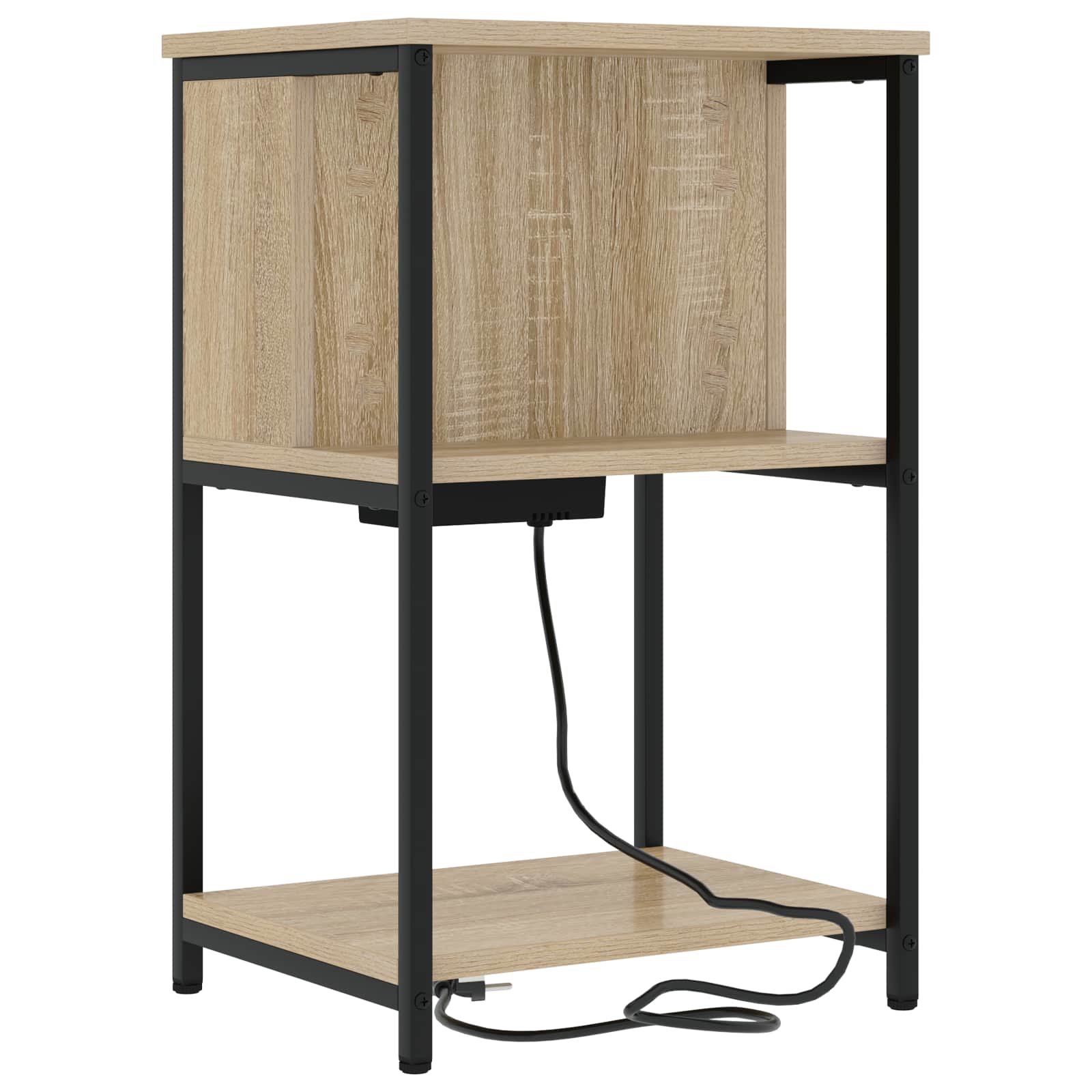 Šalia lovos spintelė 2 pcs Sonoma ąžuolas 38 x 31 x 61 cm