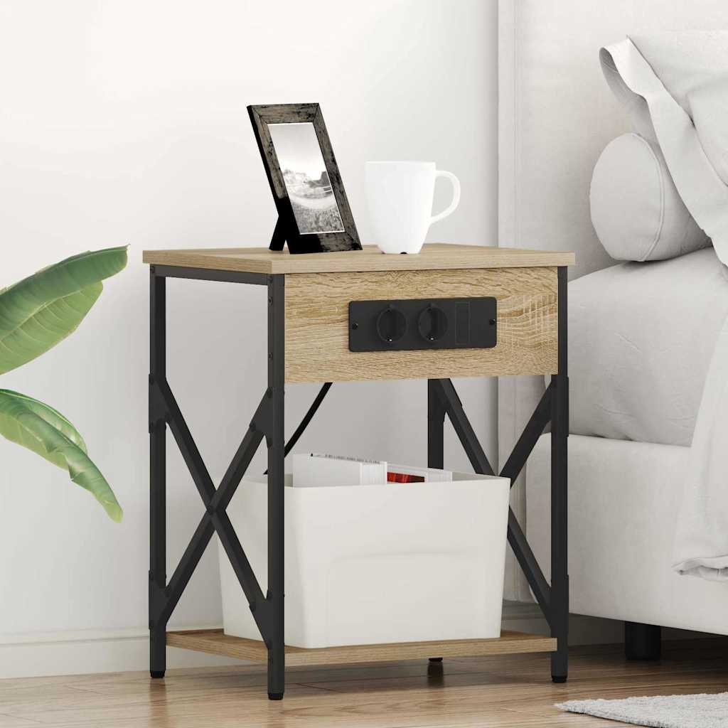 Bedside cabinet Sonoma oak 41 x 31 x 51 cm