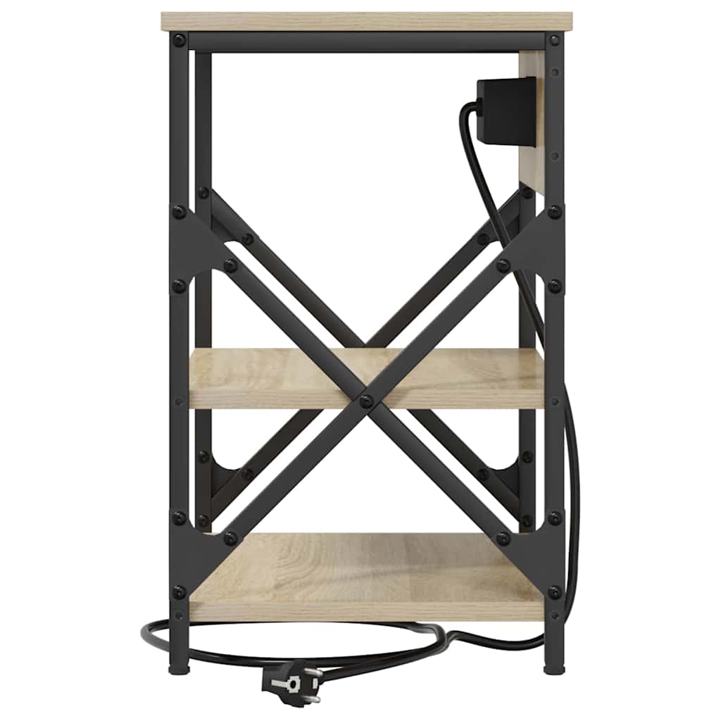 Šalia lovos spintelė 2 pcs Sonoma ąžuolas 41 x 31 x 51 cm