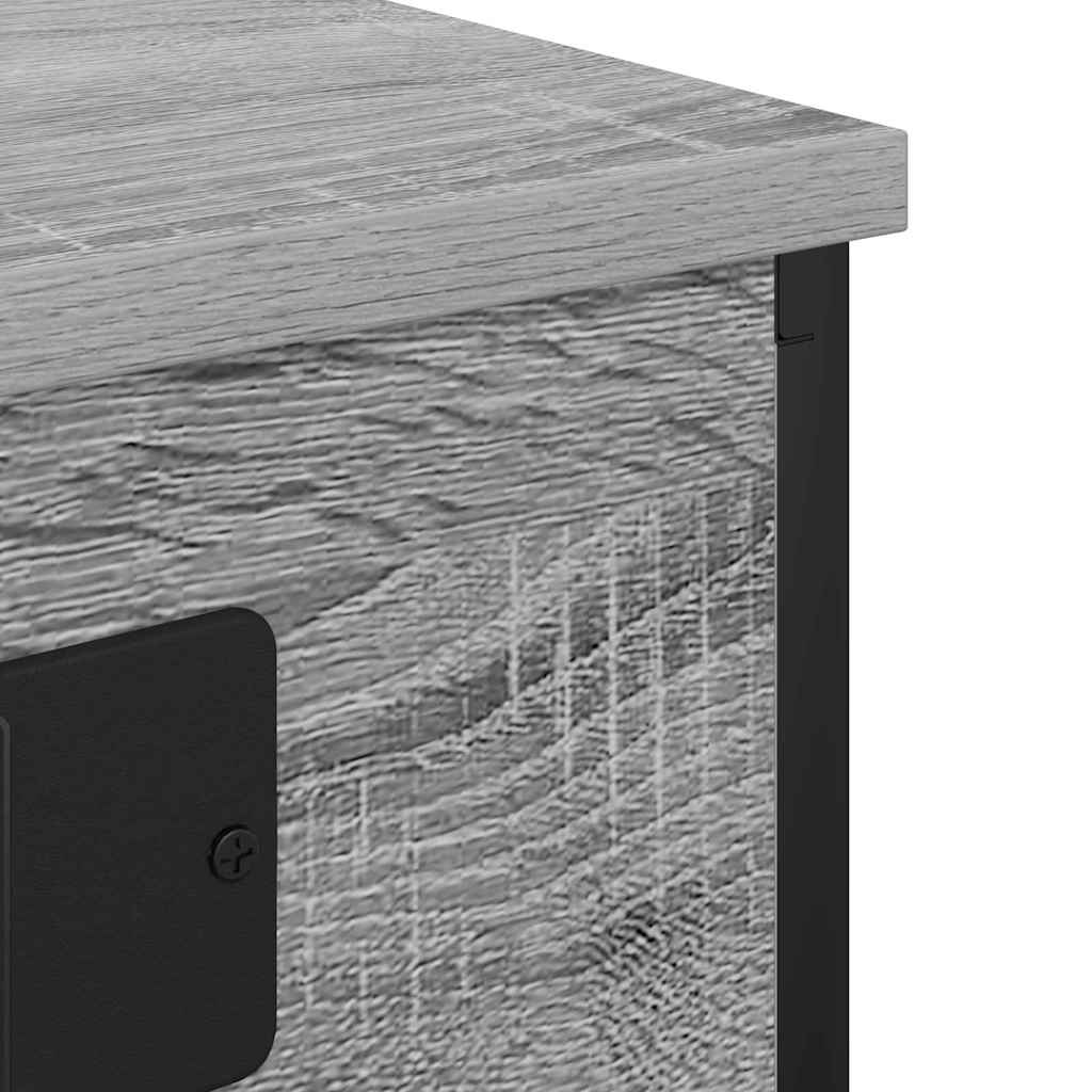 Bedside cabinet with shelf Grey Sonoma 41 x 31 x 51 cm