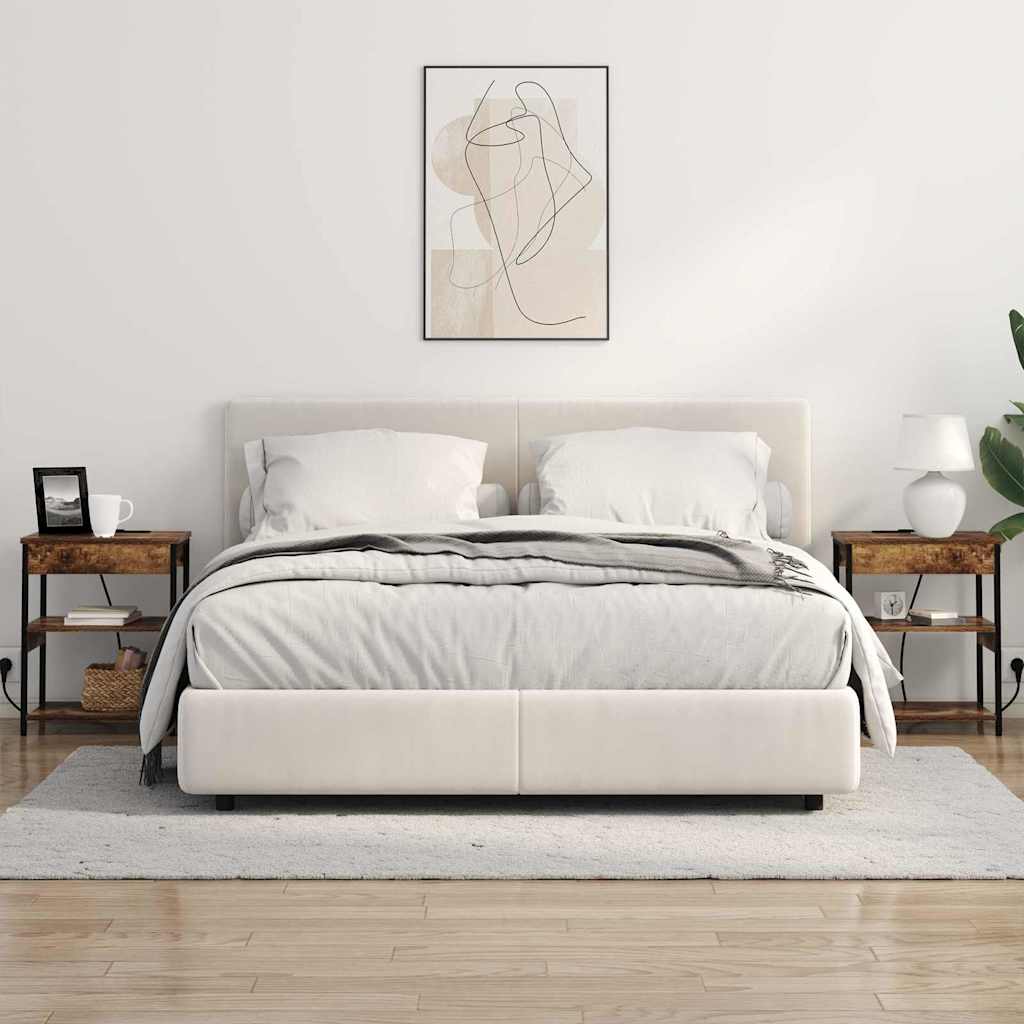 Šalia lovos spintelė Rūkyta ąžuolas 41 x 31 x 51 cm