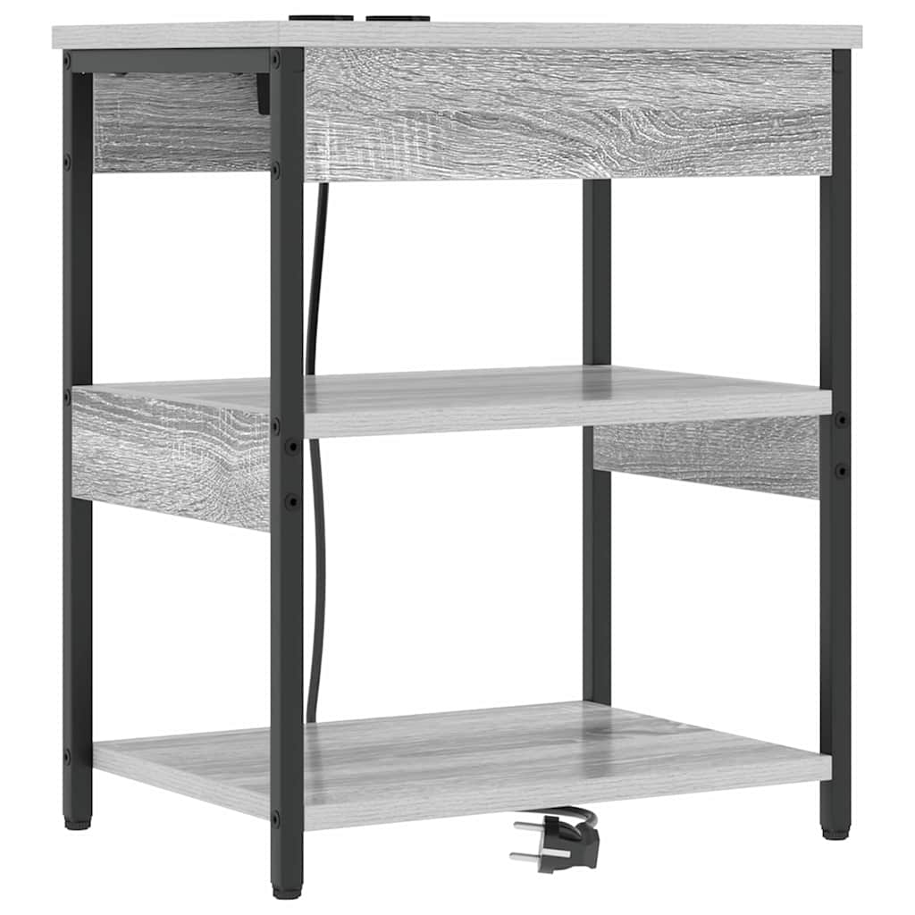 Naktsgaldiņš 2 gab. Pelēks Sonoma 41 x 31 x 51 cm