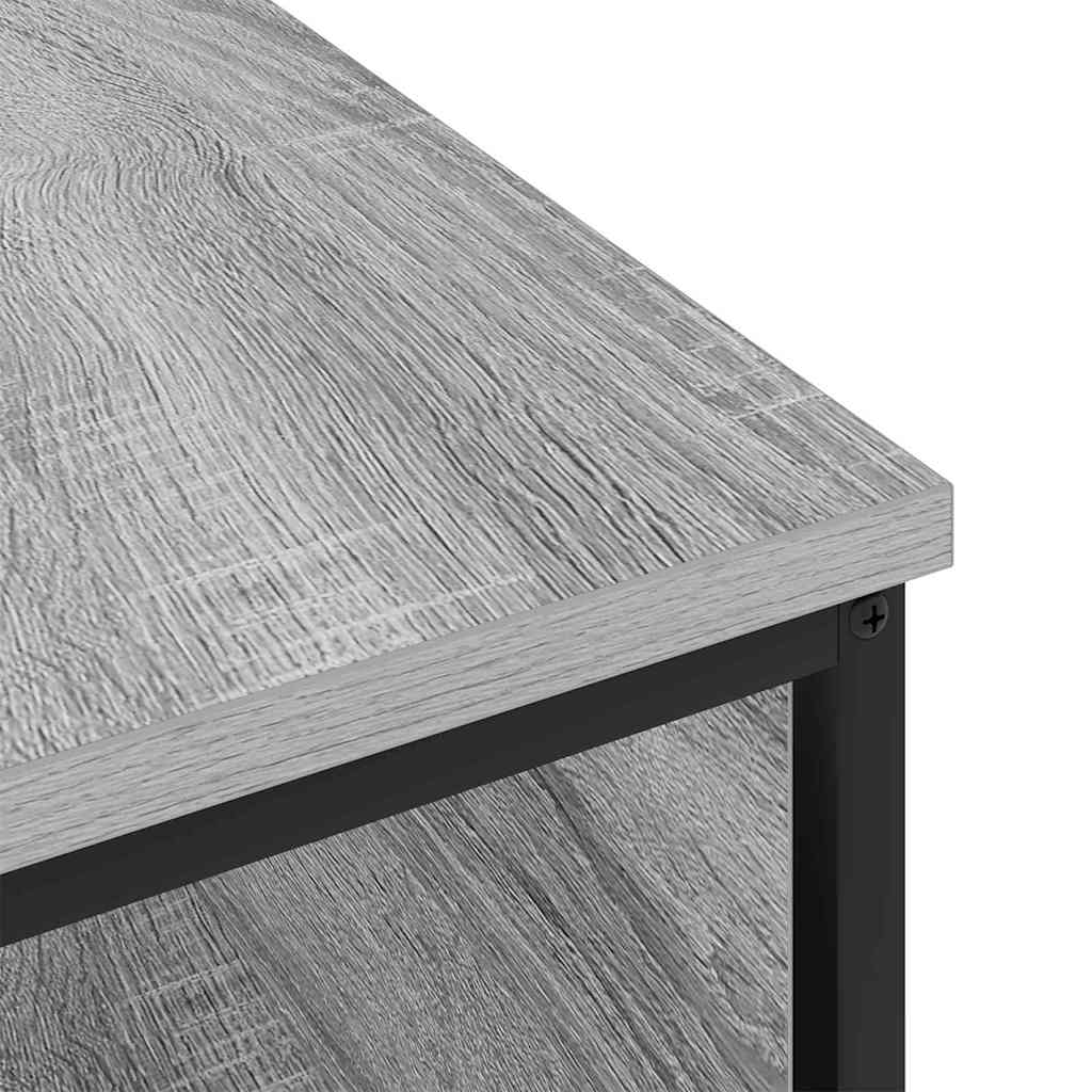 Bedside Cabinet Grey Sonoma 41 x 28 x 76 cm
