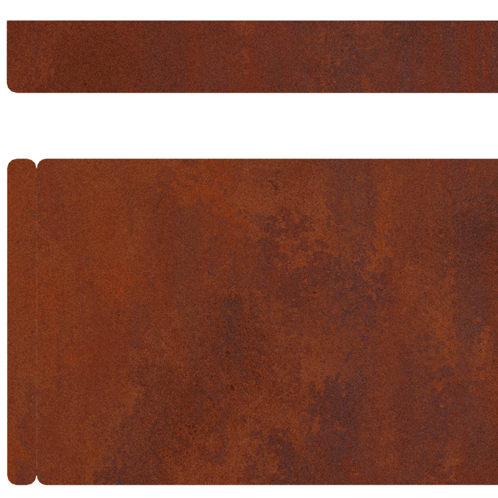 Vejo kraštas 450 x 10 cm Atmosferos poveikiui atsparus plienas