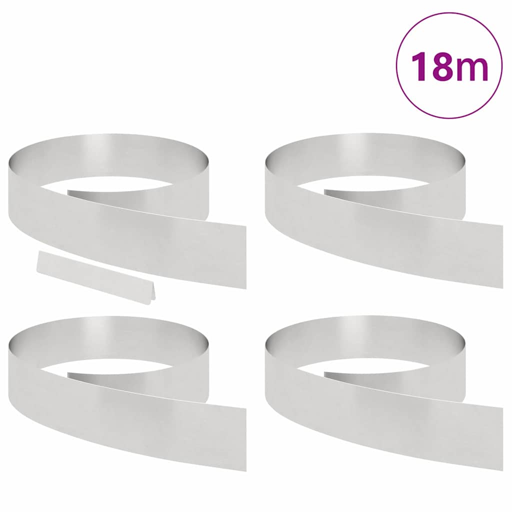 Sodų Vejos Apsodinimas 4 pcs Sidabro 450 x 15 cm