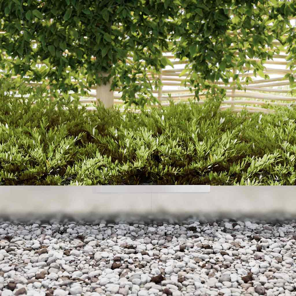 Garden Lawn Planting 4 pcs Silver 450 x 15 cm