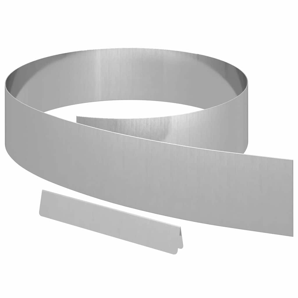 Garden Lawn Planting 4 pcs Silver 450 x 15 cm