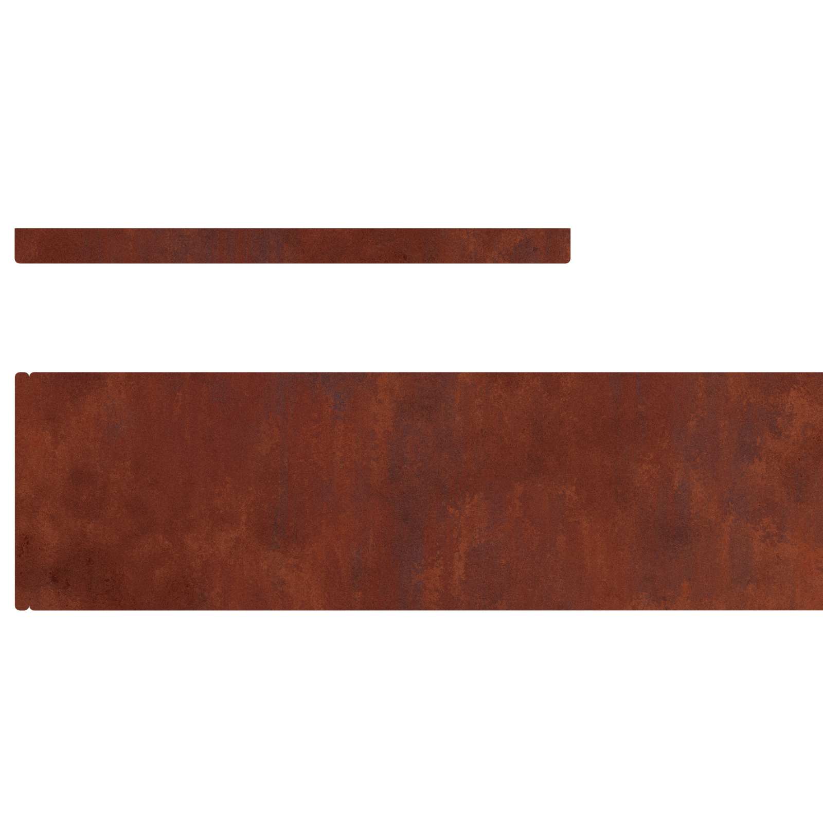 Vejo kraštas 450 x 15 cm Atmosferos poveikiui atsparus plienas
