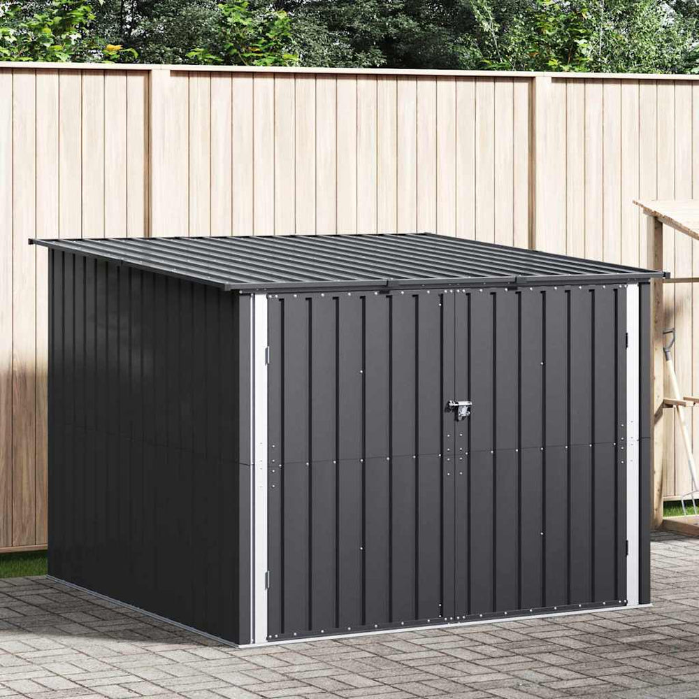 Bicycle storage DUNMORE, anthracite, 215x206cm