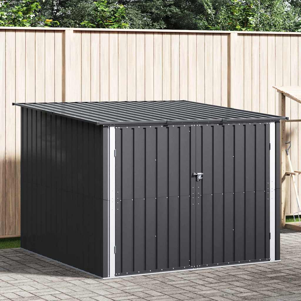 Bicycle storage DUNMORE, anthracite, 215x206cm