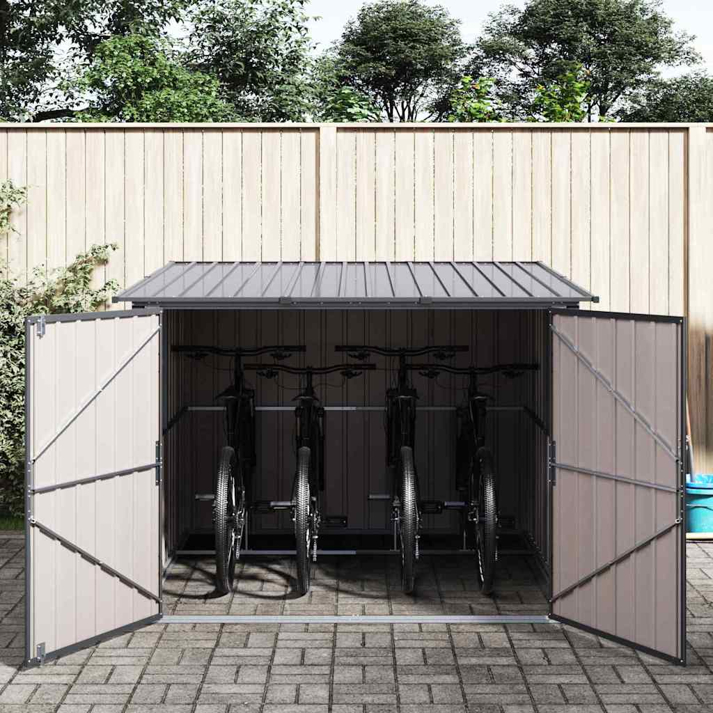 Bicycle storage DUNMORE, anthracite, 215x206cm