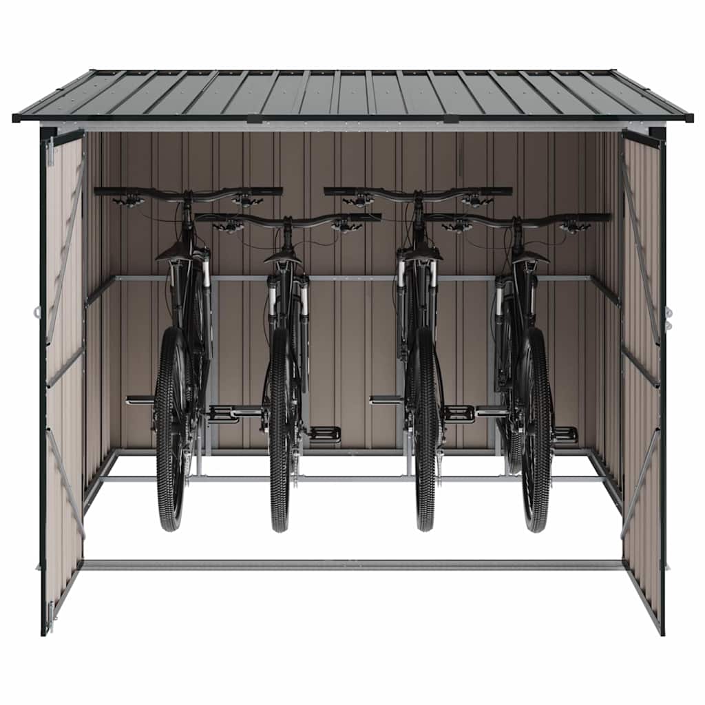 Bicycle storage DUNMORE, anthracite, 215x206cm