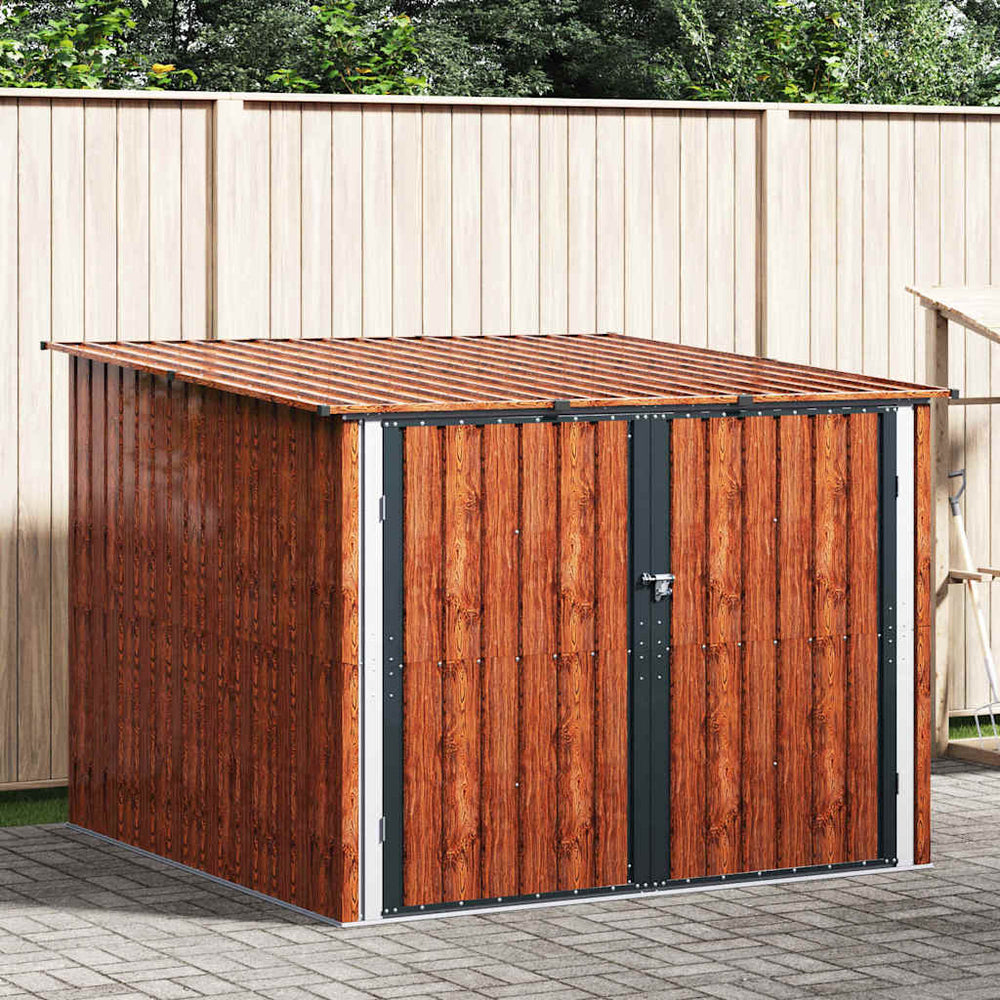Bike Shed DUNMORE, brown, 215x206cm