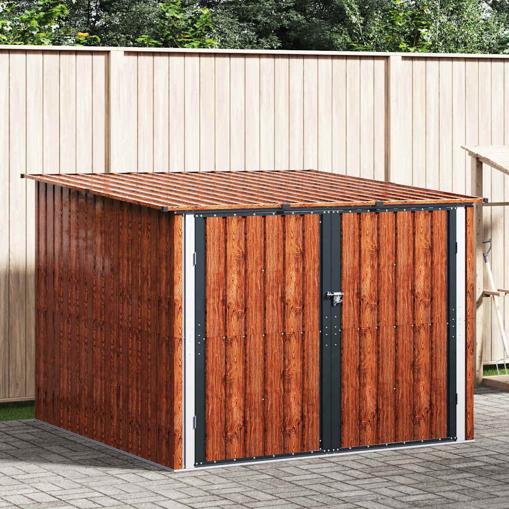 Bike Shed DUNMORE, brown, 215x206cm