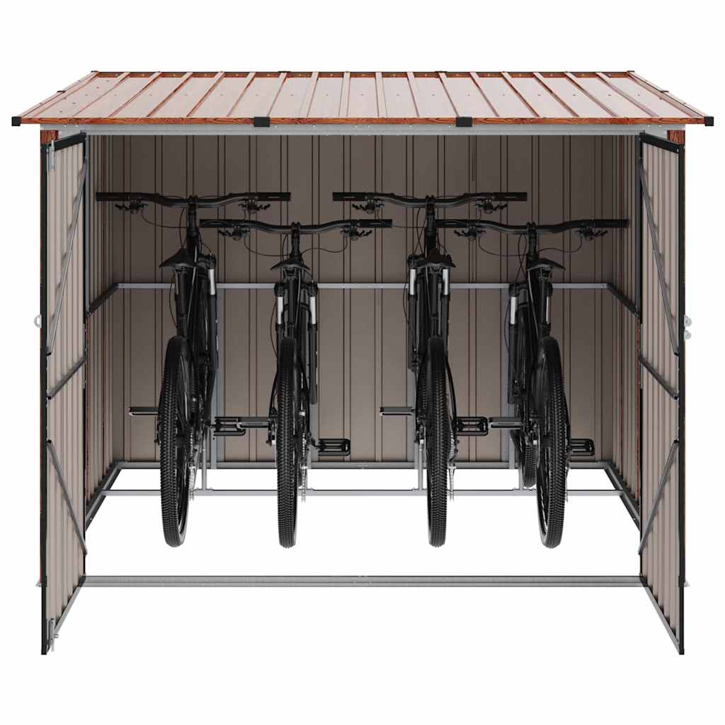 Bike Shed DUNMORE, brown, 215x206cm