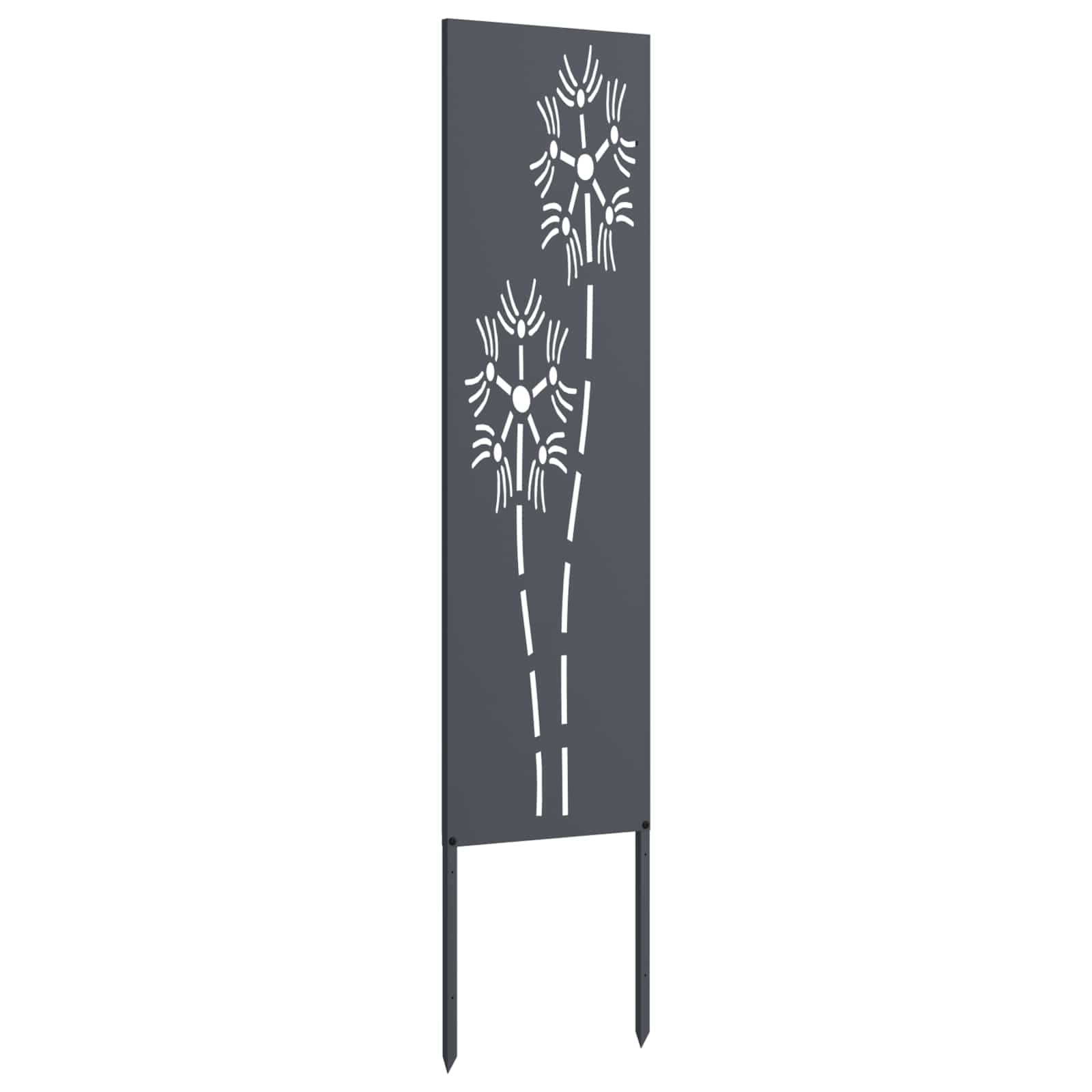 Sodo privatumo ekranas „Fretwork“ Antracitas 32 x 140 cm